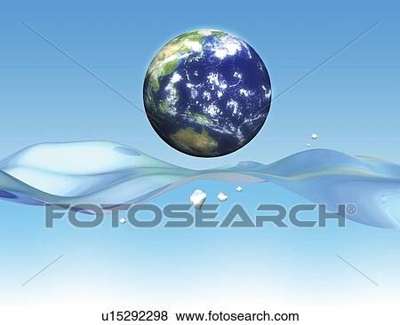 Digital composite of earth View Large Illustration Stock Illustration - Digital composite of earth. Fotosearch