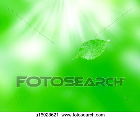 View of a leaf with lush greenness (digital composite) View Large Illustration Clip Art - View of a leaf with lush greenness (digital composite). Fotosearch