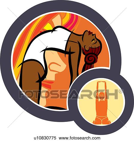 People doing yoga View Large Illustration Stock Illustration - People doing yoga. Fotosearch