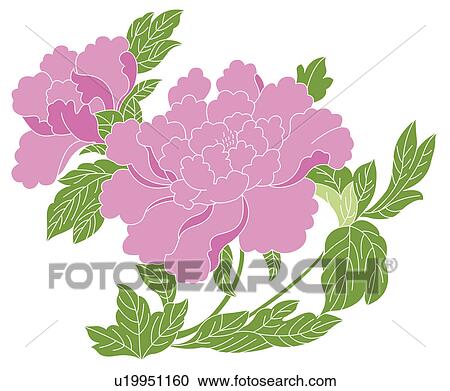 Clipart - Classical floral pattern with vibrant color. Fotosearch