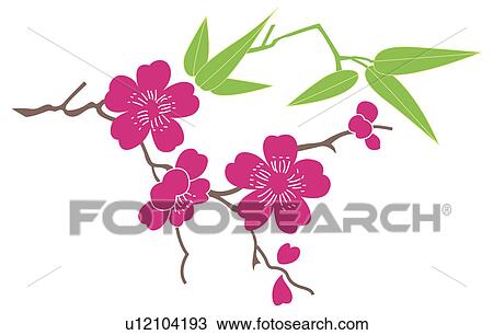 Classical floral pattern with vibrant color View Large Illustration Drawing - Classical floral pattern with vibrant color. Fotosearch