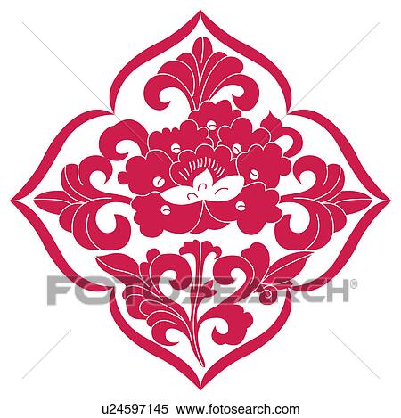 Classical floral pattern with vibrant color View Large Illustration Stock Illustration - Classical floral pattern with vibrant color. Fotosearch