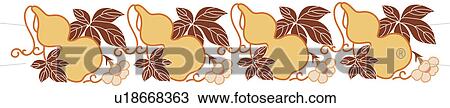 Drawing - Picture frame with floral pattern of Chinese style. Fotosearch