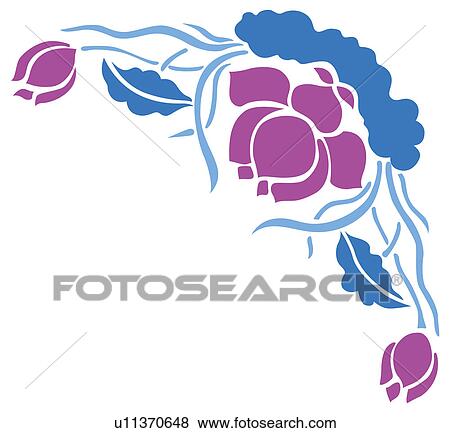 Picture frame with floral pattern of Chinese style View Large Illustration Stock Illustration - Picture frame with floral pattern of Chinese style. Fotosearch