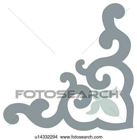 Picture frame with floral pattern of Chinese style View Large Illustration Stock Illustration - Picture frame with floral pattern of Chinese style. Fotosearch