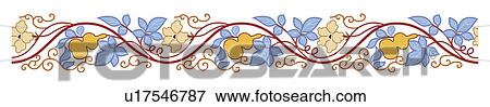Picture frame with floral pattern of Chinese style View Large Illustration Stock Illustration - Picture frame with floral pattern of Chinese style. Fotosearch