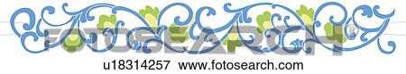 Picture frame with floral pattern of Chinese style View Large Illustration Stock Illustration - Picture frame with floral pattern of Chinese style. Fotosearch