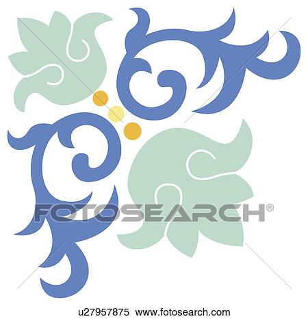 Picture frame with floral pattern of Chinese style View Large Illustration Stock Illustration - Picture frame with floral pattern of Chinese style. Fotosearch