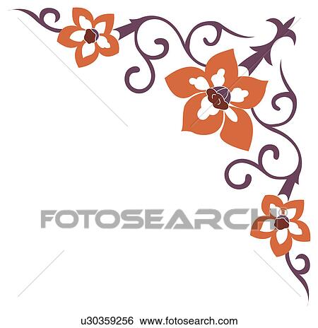 Picture frame with floral pattern of Chinese style View Large Illustration Stock Illustration - Picture frame with floral pattern of Chinese style. Fotosearch