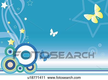 Background of floral pattern View Large Illustration Clip Art - Background of floral pattern. Fotosearch