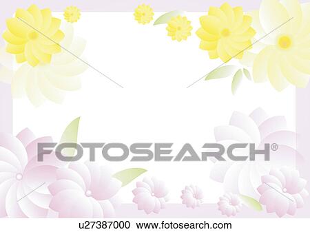 Clipart - Background of floral pattern. Fotosearch