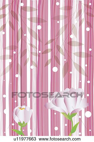 Background of floral pattern View Large Illustration Drawing - Background of floral pattern. Fotosearch