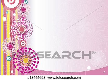 Background of floral pattern View Large Illustration Drawing - Background of floral pattern. Fotosearch