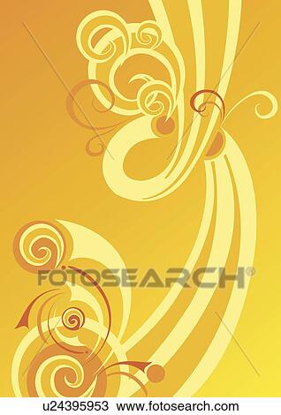 Background of floral pattern View Large Illustration Drawing - Background of floral pattern. Fotosearch
