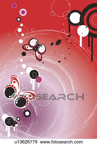 Background of floral pattern View Large Illustration Stock Illustration - Background of floral pattern. Fotosearch