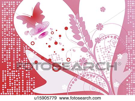Stock Illustration - Background of floral pattern. Fotosearch