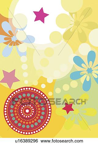 Stock Illustration - Background of floral pattern. Fotosearch