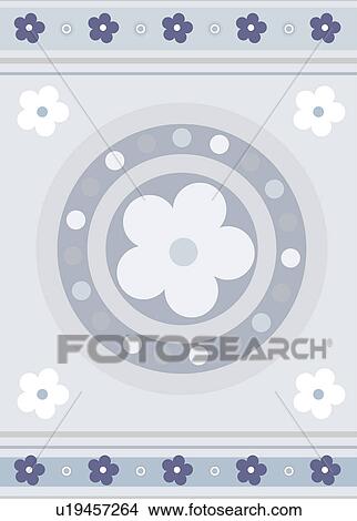 Background of floral pattern View Large Illustration Stock Illustration - Background of floral pattern. Fotosearch