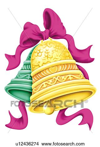 Christmas bells View Large Clip Art Graphic Clipart - Christmas bells. Fotosearch