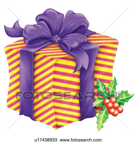 Clipart - Gift. Fotosearch