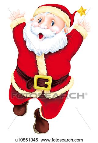 Clipart - Santa Claus. Fotosearch