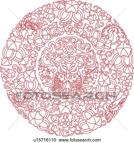 Lucky pattern View Large Illustration Clipart - Lucky pattern. Fotosearch