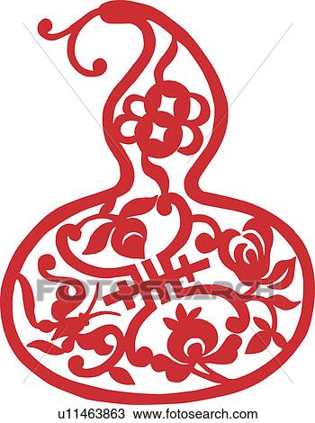 Drawing - Lucky pattern. Fotosearch