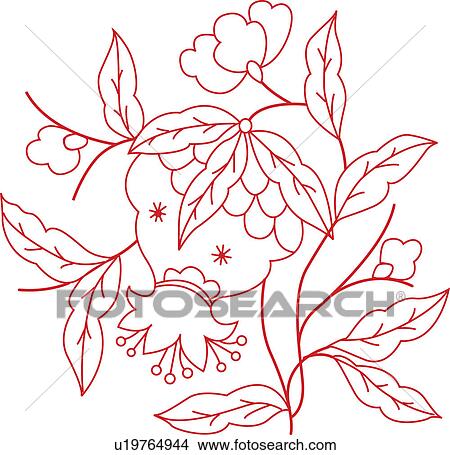 Stock Illustration - Lucky pattern with pomegranates, Pomegranate stand for multiple descendants. Fotosearch