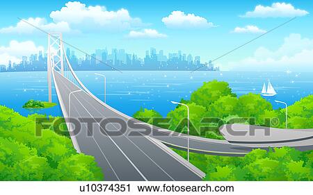 吊り橋 上に 海 金 ゲート 橋 サンフランシスコ カリフォルニア アメリカ クリップアート U Fotosearch