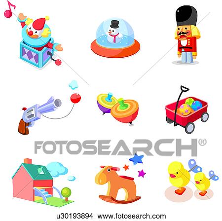 クローズアップ の 別 おもちゃ イラスト U Fotosearch