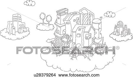 高い 角度 眺め の 工業建物 イラスト U Fotosearch 高い 角度 眺め の 工業建物 イラスト U Fotosearch
