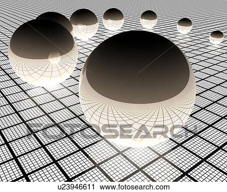 Clip Art - 8 spheres. Fotosearch