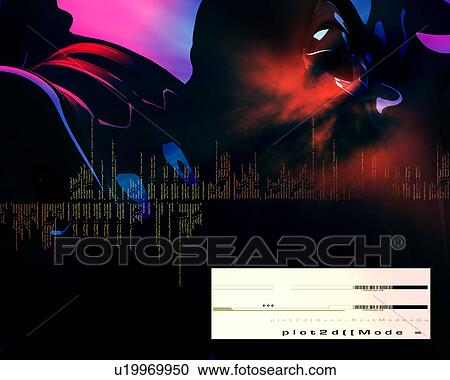 Barcode with dark background View Large Illustration Clipart - Barcode with dark background. Fotosearch