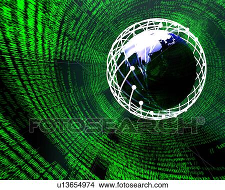Globe View Large Illustration Stock Illustration - Globe. Fotosearch