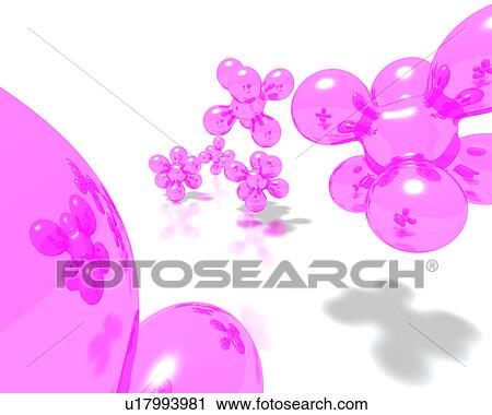 Clip Art - Molecular Image. Fotosearch
