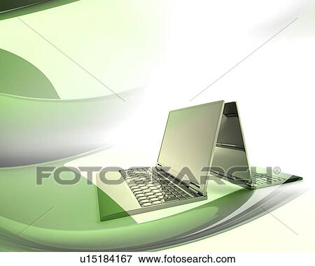 Two computers View Large Illustration Stock Illustration - Two computers. Fotosearch