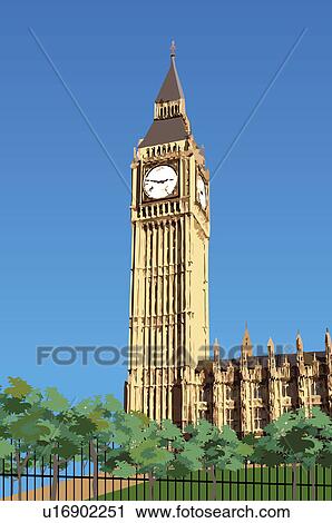 United Kingdom London Big Ben Capital Cities Clip Art U Fotosearch