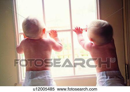 Stock Photography - Infant, Standing, Baby, Children, Happy Childhood, Child, People. Fotosearch