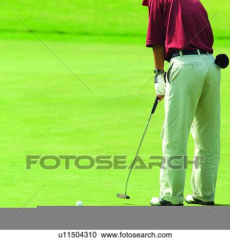 Stock Image - Sport, Athletic, Entertainments, Golf Course, Constitutional, Outdoor Sports, Golf. Fotosearch