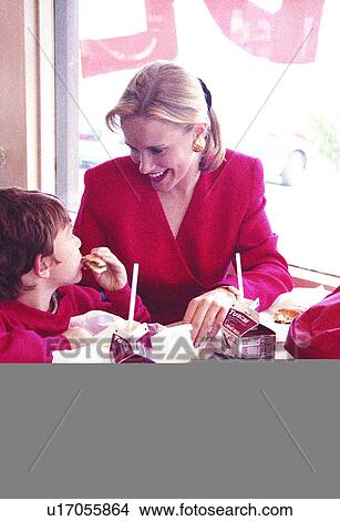 Picture - Family member, Westerners, Humans, Female, Kids, Families, Children. Fotosearch