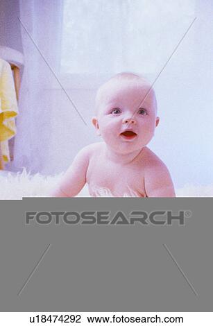 Stock Image - Human, People, Babies, Kids, Children, Naive, Humans. Fotosearch