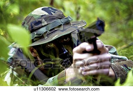 Army personnel at war View Large Photo Image Stock Image - Army personnel at war. Fotosearch
