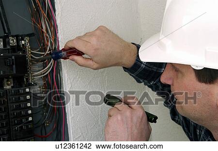 Electrician View Large Photo Image Stock Image - Electrician. Fotosearch