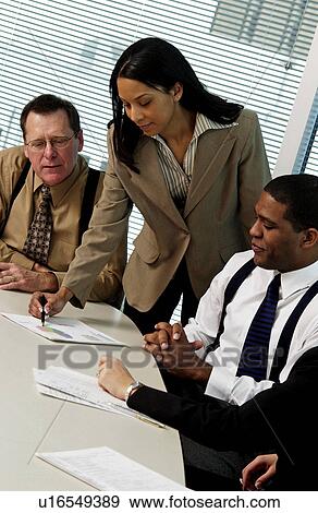 Business meeting View Large Photo Image Stock Photo - Business meeting. Fotosearch