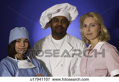 Cook Surgeon Waitress View Large Photo Image Stock Photo - Cook Surgeon Waitress. Fotosearch