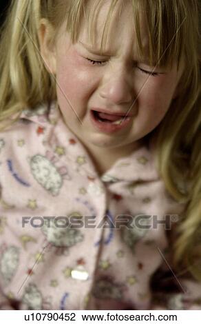 Little girl crying View Large Photo Image Stock Image - Little girl crying. Fotosearch