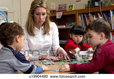 Teacher with class View Large Photo Image Stock Image - Teacher with class. Fotosearch