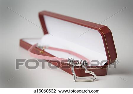 Stock Image - Heart necklace. Fotosearch