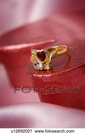 Heart ring View Large Photo Image Stock Photo - Heart ring. Fotosearch