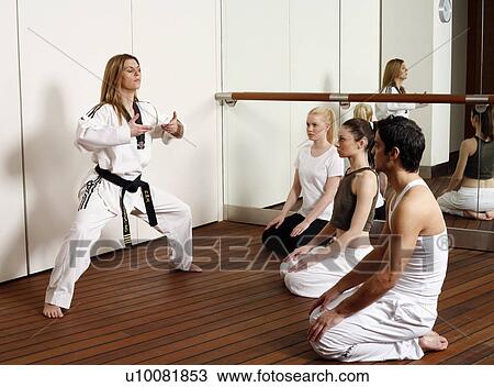 Students observing Tae Kwon Do - Dantae demonstration View Large Photo Image Stock Image - Students observing Tae Kwon Do - Dantae demonstration. Fotosearch